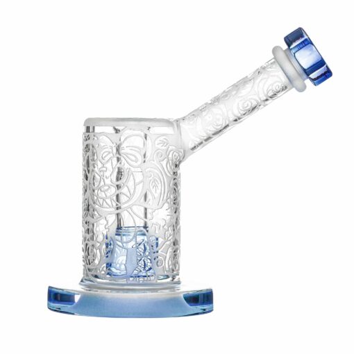 Shop Calibear Sandblasted Seed Of Life Percolator Upright Bubbler in australian