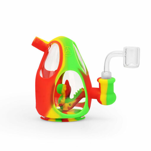 Shop Ritual - 5'' Silicone Yoshi Egg Rig - Rasta in australian