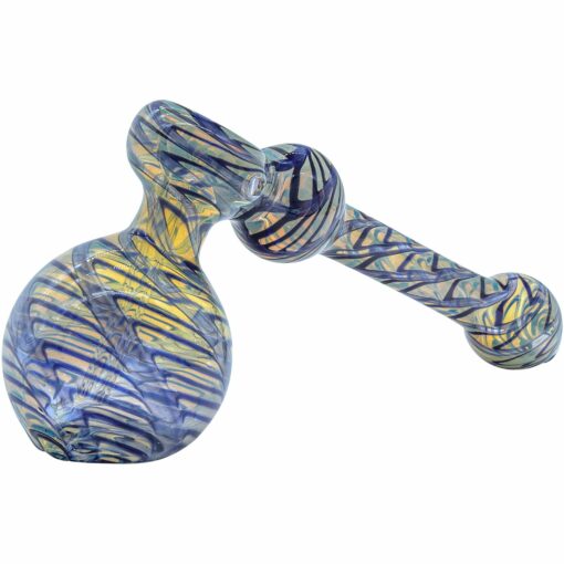 Shop LA Pipes "Full Rake" Fumed Hammer Bubbler Pipe (Various Colors) in australian