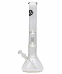 Shop LA Pipes Thick Glass Beaker Showerhead Perc Bong in australian