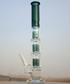 Shop Approx. 19" Triple Tree Percolator Glass Water Pipe in australian