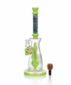 Shop High Society | Jupiter Premium Wig Wag Waterpipe (Slime Green) in australian