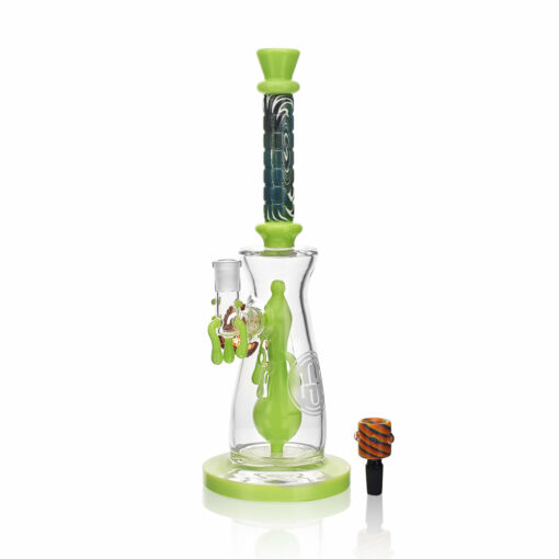 Shop High Society | Jupiter Premium Wig Wag Waterpipe (Slime Green) in australian