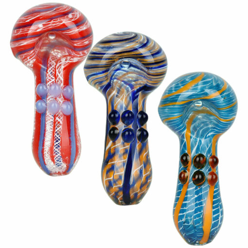 Shop Lacey Pleasure Glass Spoon Pipe - 3.75" / 10pcs in australian