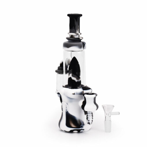 Shop Ritual - 8.5'' Silicone Rocket Recycler - Black & White in australian