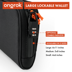 Shop Ongrok Carbon-lined Wallets with Combination Lock V 2.0 | 3