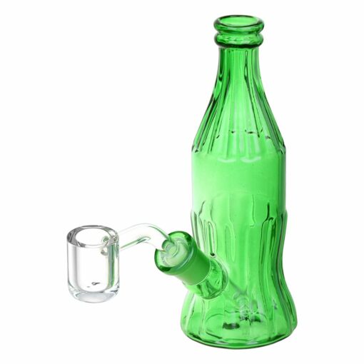 Shop Old School Soda Bottle Glass Dab Rig - 5.75" / 14mm F / Colors Vary in australian