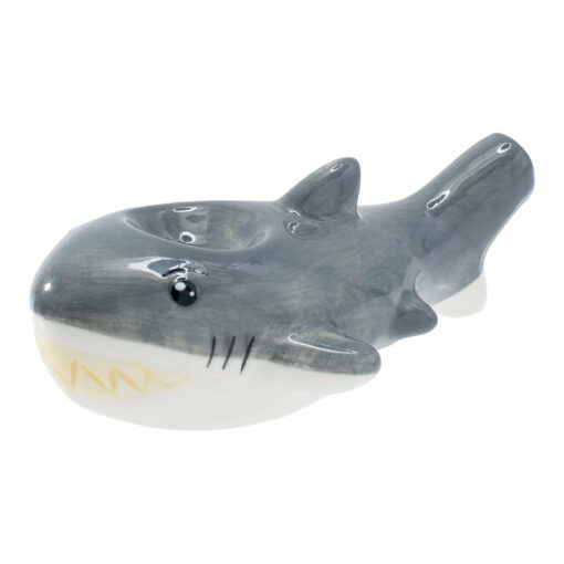 Shop Wacky Bowlz Shark Ceramic Pipe - 3.75" in australian