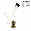 Shop Thug Life | 6" Bubbler Shaped Rasta Water Pipe in australian