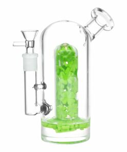 Shop Lucky Clover Glass Water Pipe - 7.75" / 14mm F in australian