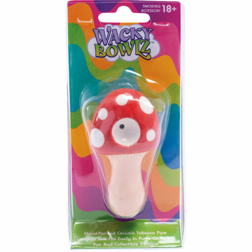 Shop Wacky Bowlz Mushroom Ceramic Pipe | 3.5" in australian