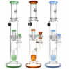 Shop Pulsar Dual Chamber Honeycomb Perc Water Pipe - 15.5"/14mm F/Colors Vary in australian