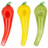 Shop Spice Of Life Chili Pepper Glass Pipe - 4.75" / Colors Vary in australian