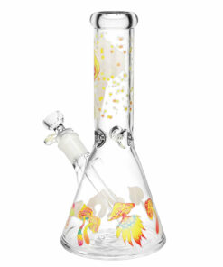 Shop Pulsar Full Wrapped Beaker Water Pipe - 10.5"/14mm F/Watchful Shrooms in australian