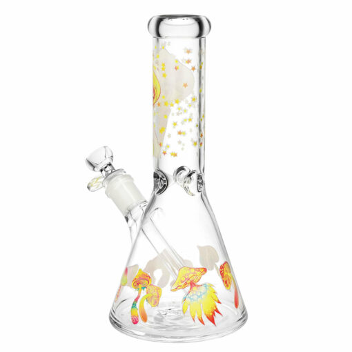 Shop Pulsar Full Wrapped Beaker Water Pipe - 10.5"/14mm F/Watchful Shrooms in australian