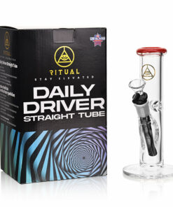 Shop Ritual Smoke - Daily Driver 8" Straight Tube w/ American Color Accents - Crimson in australian