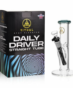 Shop Ritual Smoke - Daily Driver 8" Straight Tube w/ American Color Accents - Turquoise in australian