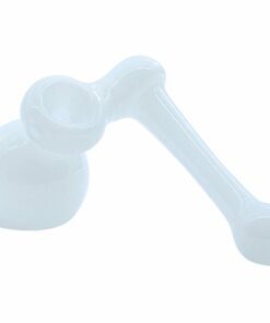 Shop LA Pipes "Ivory Sidecar" Glass Sidecar Bubbler Pipe in australian