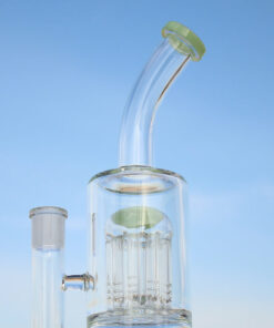 Shop Glass Straight Water Pipe w/ Dual Arm Percolators 10.6