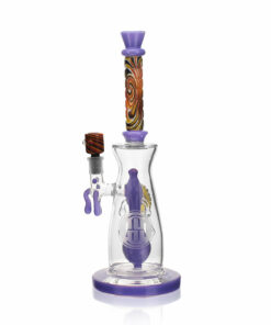 Shop High Society | Jupiter Premium Wig Wag Waterpipe (Slime Purple) in australian