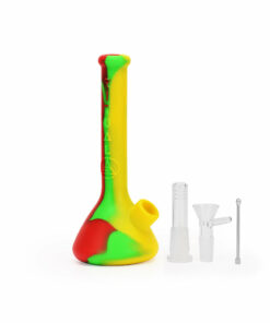 Shop Ritual - 7.5'' Deluxe Silicone Mini Beaker - Rasta in australian