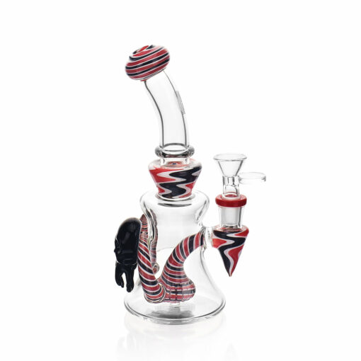 Shop High Society - Tulu Premium Wig Wag Concentrate Rig (Red & Black) in australian