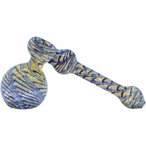 Shop LA Pipes "Full Rake" Fumed Hammer Bubbler Pipe (Various Colors) in australian