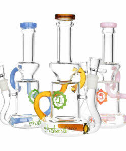 Shop Chakra Recycler Water Pipe - 7.75" / 14mm F / Colors Vary in australian