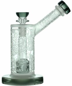 Shop Calibear Sandblasted Seed Of Life Percolator Upright Bubbler in australian