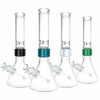 Shop Prism Standard Beaker Single Stack Water Pipe | 14" | 14mm F | Clear in australian