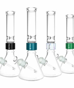 Shop Prism Standard Beaker Single Stack Water Pipe | 14" | 14mm F | Clear in australian