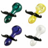 Shop Mustache Spoon Pipe - 4.25" / Colors Vary in australian