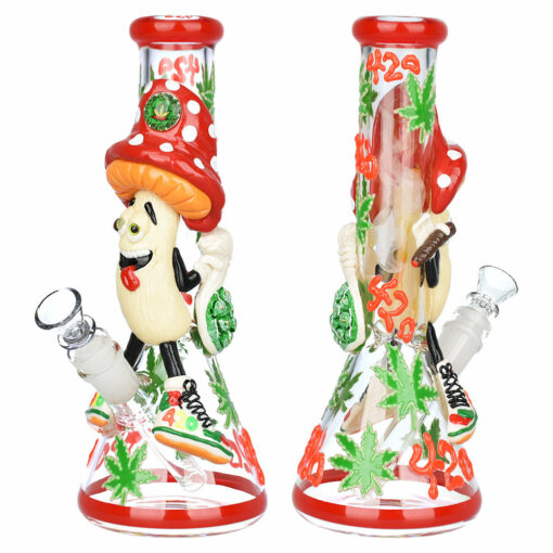 Shop Stoney Shroom Bro 3D Painted Water Pipe | 10.25" | 14mm F in australian