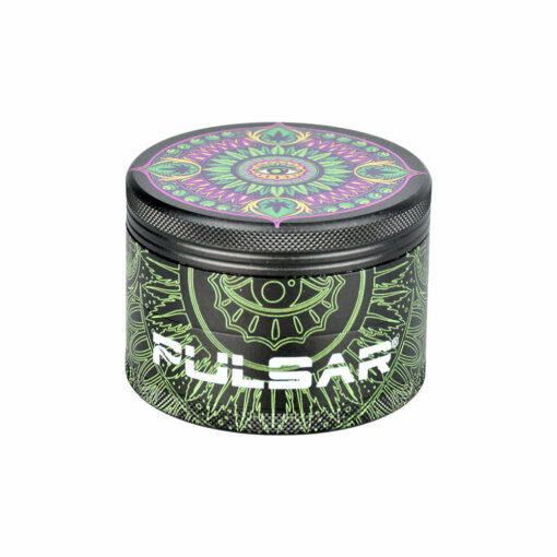 Shop Pulsar Design Series Grinder with Side Art - Hemp Mandala / 4pc / 2.5" in australian