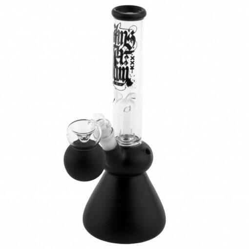 Shop Amsterdam | 12" Black Glass Water Pipe w/ Dome Perc in australian