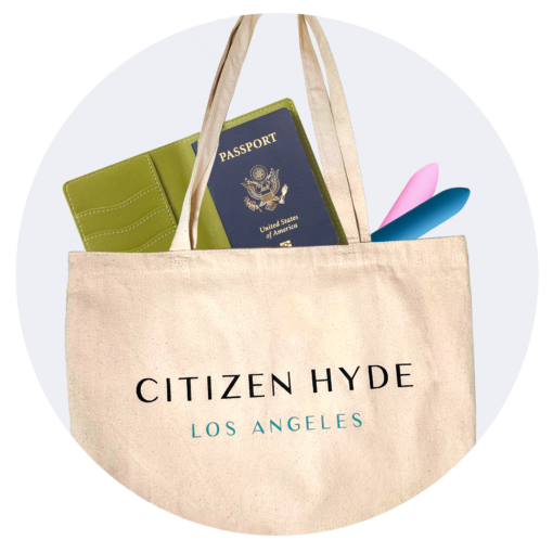 Shop Citizen Hyde Canvas Tote with Hidden Pocket in australian