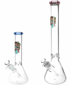 Shop Chill Cat Glass Beaker Water Pipe | 14mm F | Colors Vary in australian