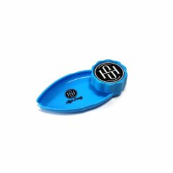 Shop High Society | Mini Rolling Tray Grinder Combo - Neon Blue in australian