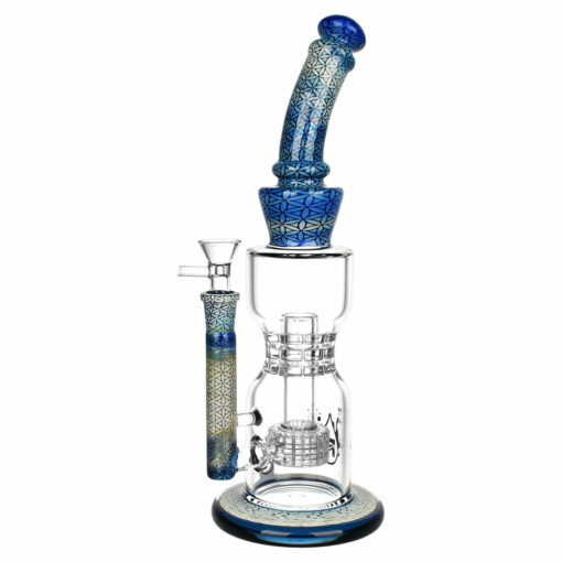 Shop Pulsar Flower of Life Water Pipe | 12.25" | 14mm F in australian