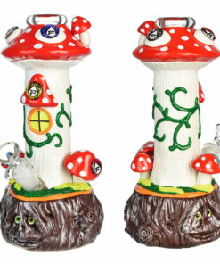 Shop Pulsar Shroom House Beaker Water Pipe -10.25"/ 14mm F in australian