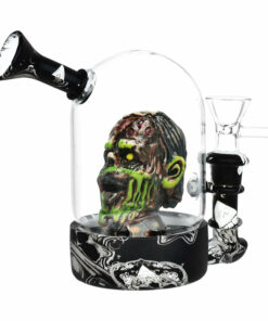 Shop Zombie Head Bell Jar Water Pipe - 4.75" / 14mm F in australian