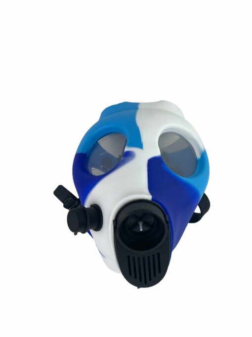 Shop Multi-Colored Silicone Skull Gas Mask Bong in australian