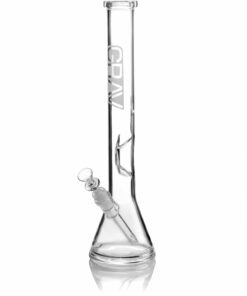 Shop GRAV® Large, Clear Beaker Base Water Pipe in australian