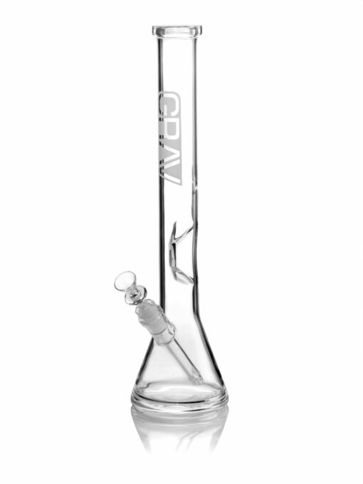 Shop GRAV® Large, Clear Beaker Base Water Pipe in australian