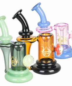 Shop Pulsar Flower Power Recycler Bubbler w/ Marble -5.75"/Clrs Vary in australian