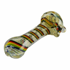 Shop Worked Rasta Spoon Glass Pipe in australian