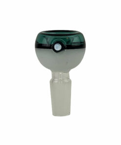 Shop Teal Poke Ball Glass Bong Bowl - 14mm in australian