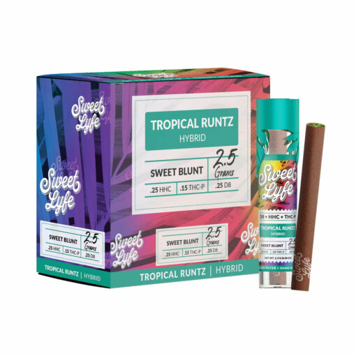 Shop Sweet Blunt D8, HHC, THC-P - Tropical Runtz (Hybrid) in australian