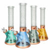 Shop Retro Filigree Beaker Water Pipe - 13.5" / 14mm F / Colors Vary in australian