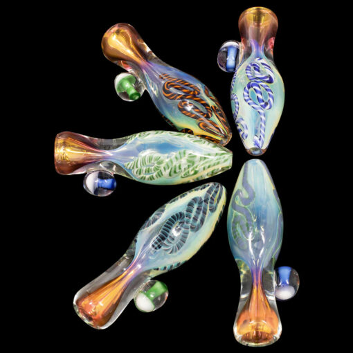 Shop LA Pipes The "Fun-Guy" Glass Chillum in australian